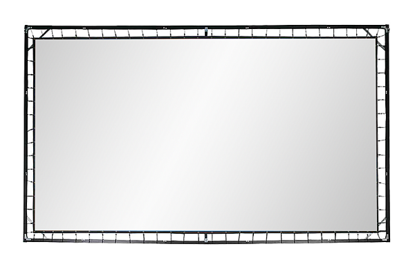 Экран прямой и обратной проекции на раме Lumien Cinema Premium, полотно на люверсах Dual Vision. Раз