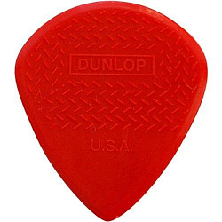Dunlop 471R3N медиатор Max-Grip Jazz, нейлон, нестандартная форма