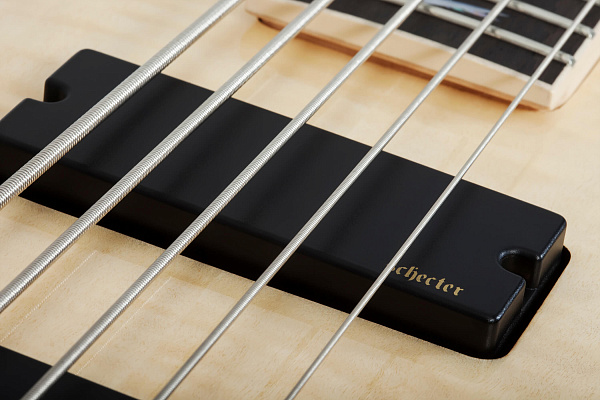 Бас-гитара SCHECTER [OMEN EXTREME-5 GNAT] бас-гитара 5-струнная, корпус: красное дерево, топ: огненный клен, гриф: клен, накладка: палисандр, 24 лада, цвет: Gloss Natural (GNAT)