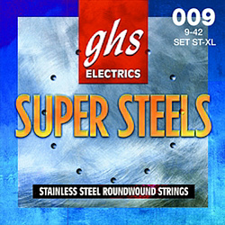 GHS STRINGS ST-XL SUPER STEEL набор струн 9-42