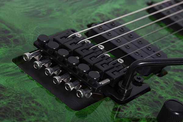 Электрогитара SCHECTER [C-6 FR PRO AQB] электрогитара 6-струнная, корпус: красное дерево, топ: кап, гриф: клен 3 куска, накладка: венге, 24 лада, FloydRose, цвет: Aqua Burst (AQB)