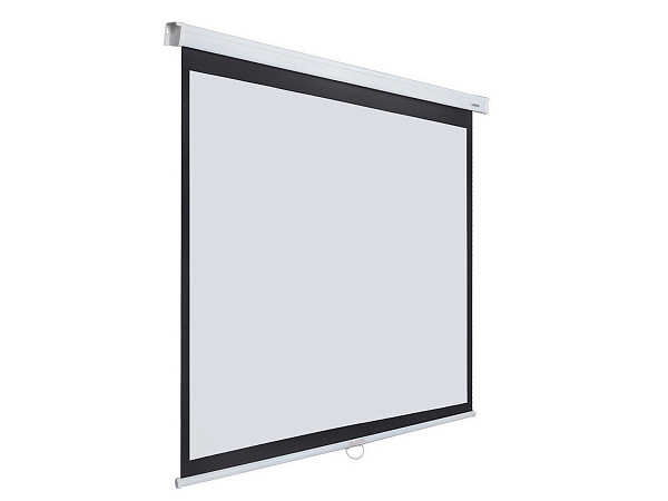 [LMP-100105] Настенный экран Lumien [Master Picture] 213х213 см (115") Matte White FiberGlass (белый корпус) черн. кайма по периметру, возможность потолочн./настенного крепления 1:1