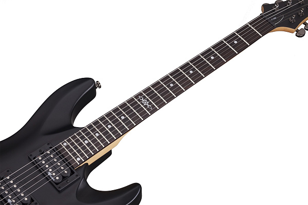 Электрогитара SCHECTER [C-1 SGR BY SCHECTER MSBK] электрогитара 6-струнная, с чехлом, корпус: липа, гриф: клен, накладка: палисандр, 24 лада, цвет Midnight Satin Black (MSBK)