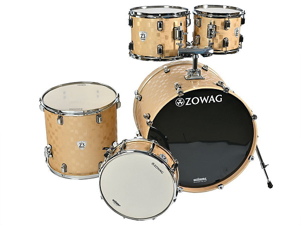 Ударная установка ZOWAG [Z3-ROCK GDS] из 5 барабанов, серия Z3 ROCK, цвет Gold Square (3 места)