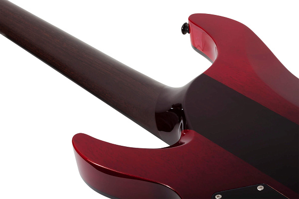Электрогитара SCHECTER [REAPER-7 ELITE MS BLOODBURST BB] электрогитара 7-струнная мультимензурная, корпус: красное дерево, топ: стеганый клен, гриф: венге, накладка: черное дерево, 24 лада, цвет: Blood Burst (BB)