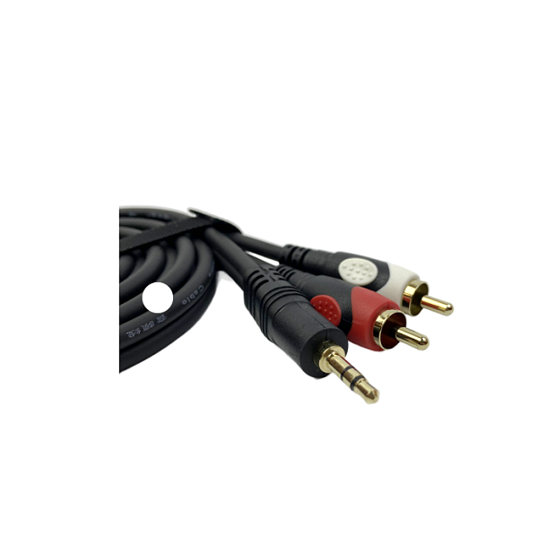 ESHINE ES-1363 - Аудиокабель 3,5 мм миниджек стерео - 2 х RCA тюльпана, 1,8 м