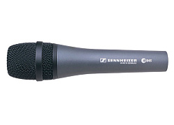 Sennheiser E 845 Динамический вокальный микрофон, 40 - 16000 Гц, 200 Ом.