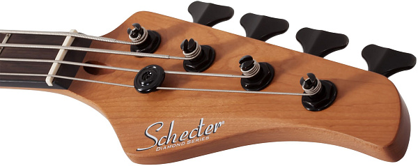 Бас-гитара SCHECTER [C-4 STANDARD TB] бас-гитара 4-струнная, корпус: красное дерево, топ из капа, гриф: печеный клен, накладка: палисандр, 24 лада, цвет Tobacco Burl (TB)