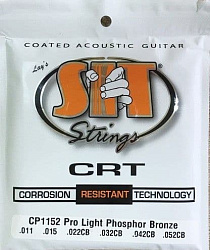 SIT CP1152,Phosphor CRT PRO Light,11-52 - Струны для акустической гитары