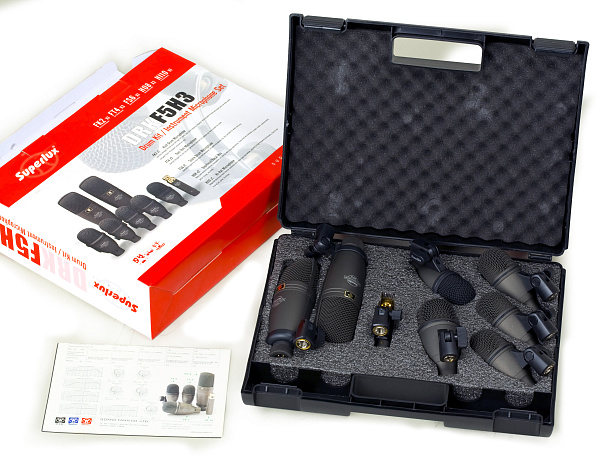 Superlux DRKF5H3 - Набор микрофонов для барабанов