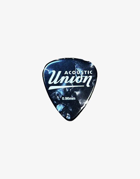 Acoustic Union AUCGP-096 - Медиатор 0.96мм, Classic Grey Pearloid/серый