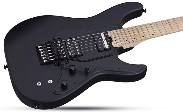 Электрогитара SCHECTER [SUN VALLEY SUPER SHREDDER FR S SBK] электрогитара 6-струнная, корпус: красное дерево, гриф: клен, накладка: клен, 24 лада, Sustaniac, FloydRose цвет: Satin Black (SBK)