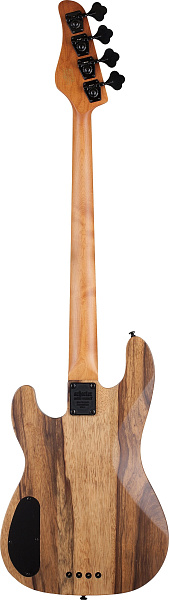 Бас-гитара SCHECTER [MODEL-T 4 EXOTIC BLACK LIMBA BL] бас-гитара 4-струнная, корпус: черная лимба, гриф: обожжёный клен, накладка: черное дерево, 21 лад, цвет: Black Limba (BL)