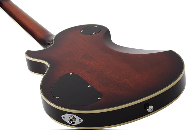 Электрогитара SCHECTER [SOLO-II SUPREME CEB] электрогитара 6-струнная, корпус: красное дерево, гриф: красное дерево, накладка: черное дерево, 22 лада, цвет: Cat's Eye Black Burst (CEB)