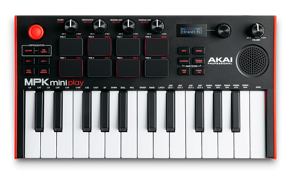 AKAI PRO MPK MINI PLAY MK3 - Портативная MIDI-клавиатура