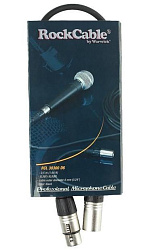 Rockcable RCL30300 D6 - Микрофонный кабель XLR(M) XLR( F) 50 См