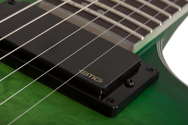 Электрогитара SCHECTER [C-1 PLATINUM SGRB] электрогитара 6-струнная, корпус: красное дерево, гриф: клен, накладка: палисандр, 24 лада, цвет: Satin Green Burst (SGRB)