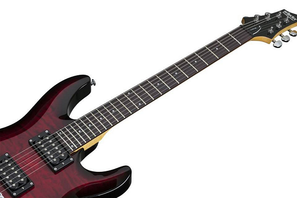 Электрогитара SCHECTER [C-6 PLUS STCB] электрогитара 6-струнная, корпус: липа, топ: стеганый клен, гриф клен, накладка палисандр, 24 лада, цвет: See-Thru Cherry Burst (STCB)