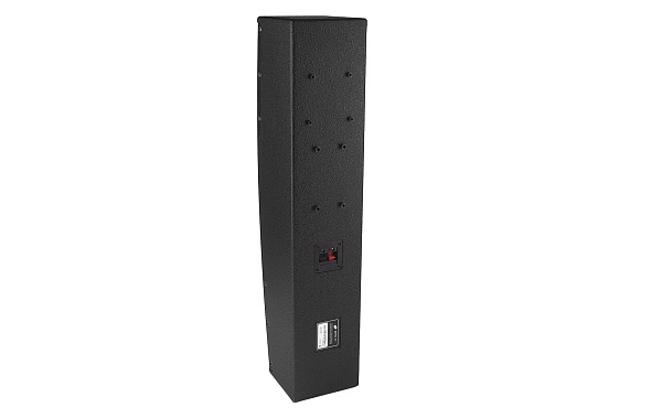 Звуковая колонна Intrend [ITSPK-441Sv2]  4х4"СЧ, 1.25"ВЧ, 4 Ом, 250 Вт RMS, 80Hz~20kHz, 40х120 гр. (VxH), maxSPL 116dB, материал корпуса фанера, подключение пружинные клеммы, крепление в комплекте, цвет черный