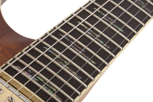 Электрогитара SCHECTER [C-1 EXOTIC SPALTED MAPLE SNVB] электрогитара 6-струнная, корпус: красное дерево, топ: клен, гриф: клен, накладка: черное дерево, 24 лада, цвет:  Satin Natural Vintage Burst (SNVB)