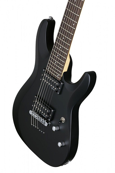 Электрогитара SCHECTER [C-7 DELUXE SBK] электрогитара 7-струнная, корпус: липа, гриф: клен, накладка: палисандр, 24 лада, цвет: Satin Black (SBK)