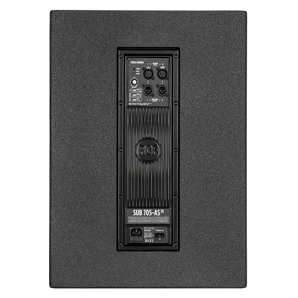 15" активный сабвуфер RCF [SUB 705-AS MK3] мощность 1400 Вт, частотный диапазон 40–120 Гц, SPL 131 дБ, DSP, Bass Motion Control, корпус из березовой фанеры