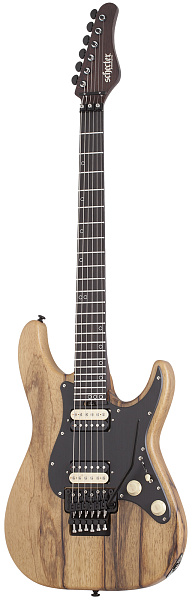 Электрогитара SCHECTER [SUN VALLEY SUPER SHREDDER EXOTIC BLACK LIMBA BL] электрогитара 6-струнная, корпус: черная лимба, гриф: венге, накладка: черное дерево, 24 лада, цвет: Black Limba (BL)