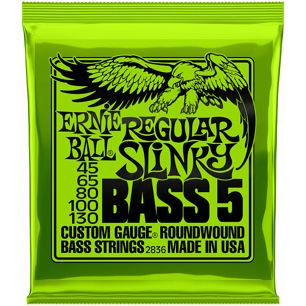 ERNIE BALL 2836 (45-130) - Струны для 5-струнной бас-гитары