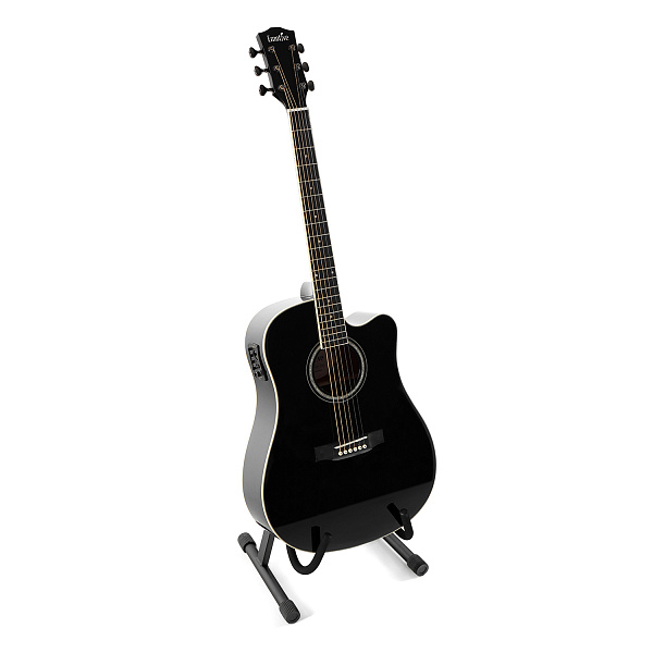 Emotive Rightwood D3 eBK - Электроакустическая гитара дредноут, цвет черный