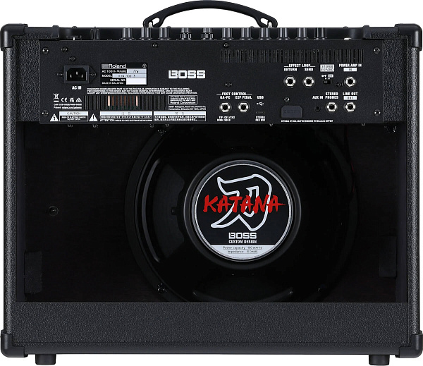 Гитарный комбоусилитель BOSS [KTN-100 Gen3] серии Katana, 100 Вт, динамик 12", встроенный процессор эффектов (6 типов усилителя, 5 секций эффектов)
