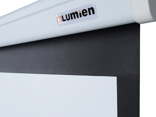 [LMP-100120] Настенный экран Lumien [Master Picture] 177х180см (раб.область 98х172 см) (78") Matte White FiberGlass (белый корпус) черн. кайма по периметру, возможность потолочн./настенного крепления, черн. кайма сверху 75 см 16:9