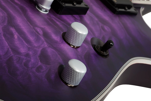 Электрогитара SCHECTER [C-1 PLATINUM SPB] электрогитара 6-струнная, корпус: красное дерево, гриф: клен, накладка: палисандр, 24 лада, цвет: Satin Purple Burst (SPB)