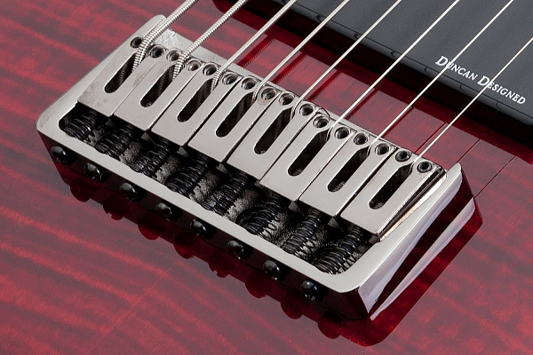 Электрогитара SCHECTER [DEMON-8  CRB] электрогитара 8-струнная, корпус: липа, гриф: клен, накладка: венге, 24 лада, цвет: Crimson Red Burst (CRB)