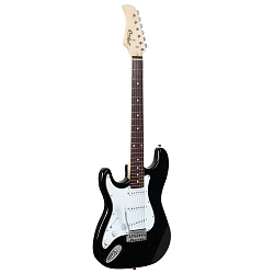ROCKET ST-0110 Left BK - Электрогитара Stratocaster леворукая, цвет чёрный
