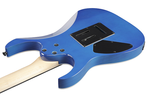 IBANEZ GRG120QASP-BGD - Электрогитара Superstrat, цвет Transparent Blue/синий гардиент