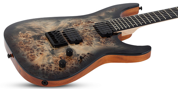 Электрогитара SCHECTER [C-6 PRO CB] электрогитара 6-струнная, корпус: красное дерево, топ: кап, гриф: клен 3 куска, накладка: венге, 24 лада, цвет: Charcoal Burst (CB)