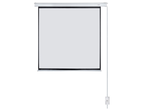 [LMC-100106] Экран с электроприводом Lumien [Master Control] 305x305 см (165") Matte White FiberGlass черн. кайма по периметру 1:1