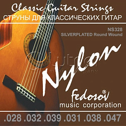 Fedosov NS328 Silverplated Round Wound  - Струны для классической гитары