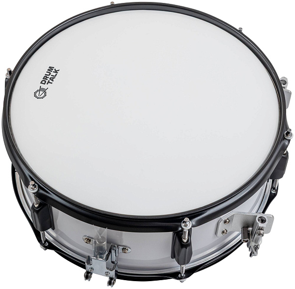 DRUM TALK MDSC-1455WH с корсетом - Барабан маршевый снэйр с держателем