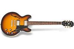 EPIPHONE ES-339 VINTAGE SUNBURST Полуакустическая электрогитара, цвет санбёрст.