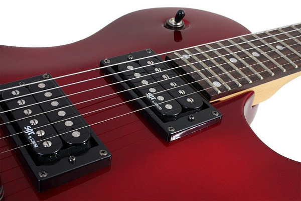 Электрогитара SCHECTER [SOLO-II SGR BY SCHECTER M RED] электрогитара 6-струнная, с чехлом, корпус: липа, гриф: клен, накладка: палисандр, 22 лада, цвет Metallic Red (M RED)