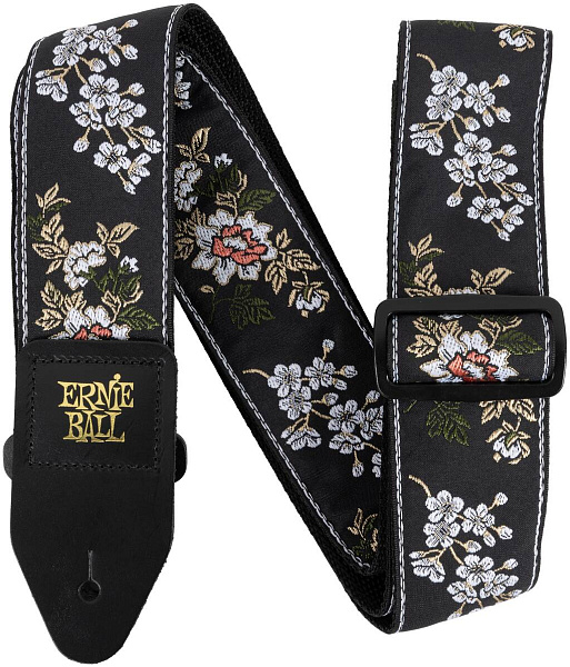 ERNIE BALL 5362 Jacquard White Blossom - Ремень для гитары
