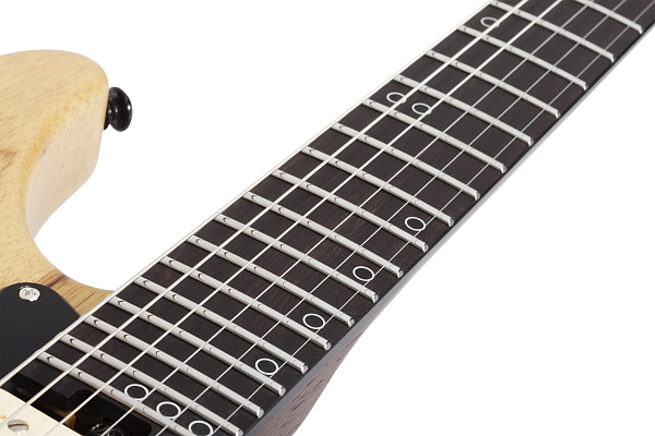 Электрогитара SCHECTER [SUN VALLEY SUPER SHREDDER EXOTIC BLACK LIMBA BL] электрогитара 6-струнная, корпус: черная лимба, гриф: венге, накладка: черное дерево, 24 лада, цвет: Black Limba (BL)