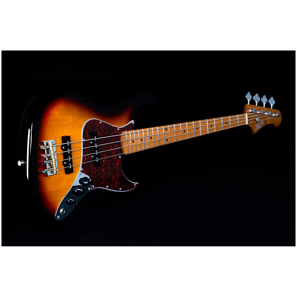 JET JJB-300-SB - Бас-гитара Jazz Bass, цвет санберст