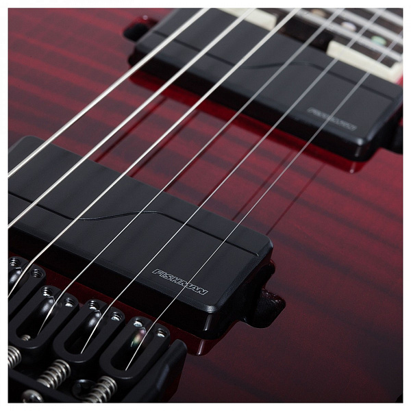 Электрогитара SCHECTER [PT SLS ELITE BLOODBURST BB] электрогитара 6-струнная, корпус: болотный ясень, топ: огненный клен, гриф: клён/орех/падук, накладка: черное дерево, 24 лада, цвет: Blood burst (BB)