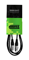 NordFolk NMC9/1M - кабель микрофонный XLR(F) <=> XLR(M)