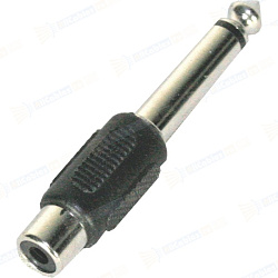 Invotone AD210 - Переходник RCA мама <>6.35мм моно