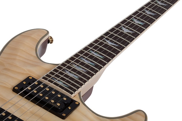 Электрогитара SCHECTER [OMEN EXTREME-6 GNAT] электрогитара 6-струнная, корпус: красное дерево, топ: стеганый клен, гриф: клен, накладка: палисандр, 24 лада, цвет: Gloss Natural (GNAT)