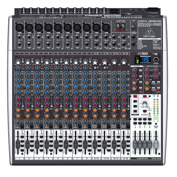 Behringer X2442USB - Микшерный пульт, 8 моно, 4 стерео, процессор эффектов, USB