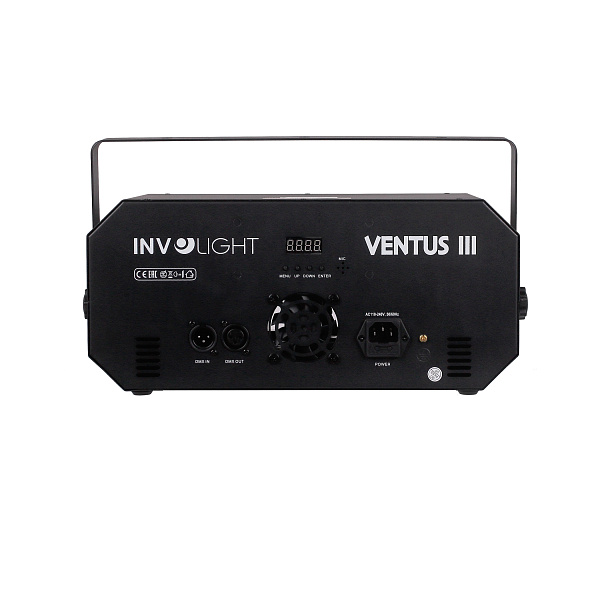 INVOLIGHT VENTUS III - LED световой эффект 3в1, 2х 10Вт RGBW, 12х 4Вт WU 2в1, ИК-ДУ, DMX-512